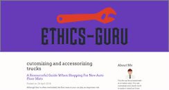 Desktop Screenshot of ethics-guru.com